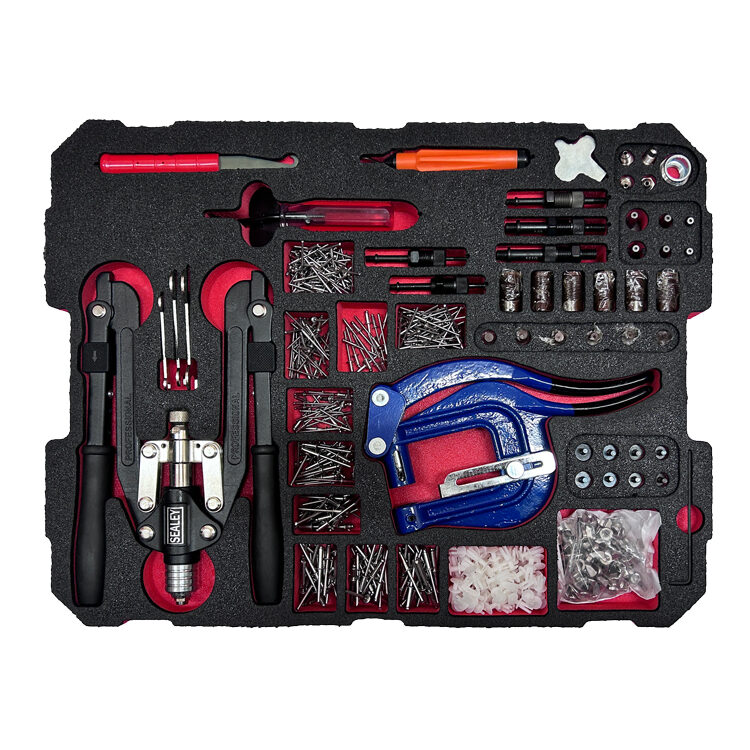 71-Piece Sheet Metal Riveting Tool Kit - Students & Professionals —   Aircraft Tools & Airplane Modifications