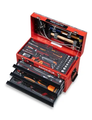 RBI9100TM – Aircraft Mechanic Metal Step Case – Imperial (SAE / Standard) Kit – Includes 148 Tools