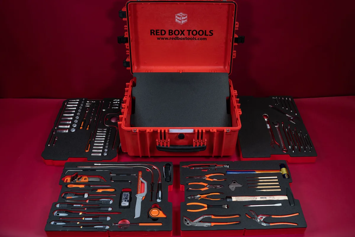 RBI9500ST – Aircraft Mechanic Tool Kit With Spare Foam – Imperial (SAE / Standard) Kit – Includes 160 Tools
