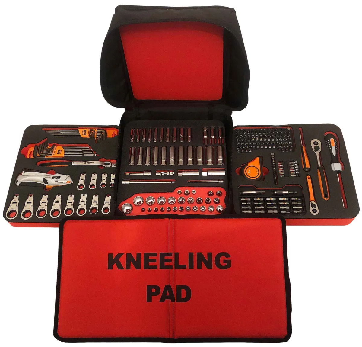 RBT500 – General metric and Imperial (SAE / Standard) socket, ratchet spanners, screwdriver and bit set